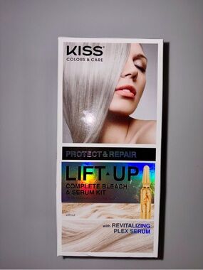 Kiss Colors & Care Lift Up Complete Bleach & Serum Kit Protect & Repair